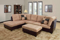 104" Sectional with Ottoman G577009
