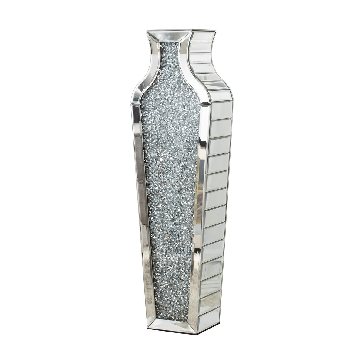 Tall Crushed Diamond Floor Vase I467