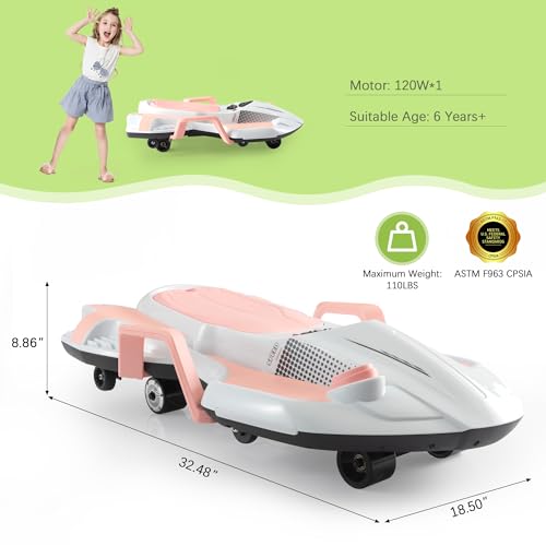 Electric Wiggle Car with Safety Handle Q86093