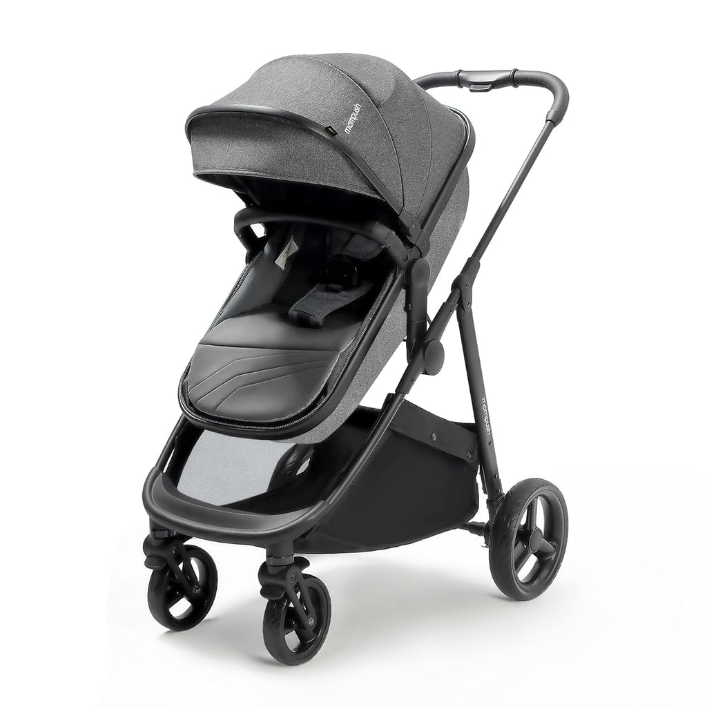 Baby Stroller with Bassinet Mode, Reversible Seat, Foot Cover and Rain Cover Q4562