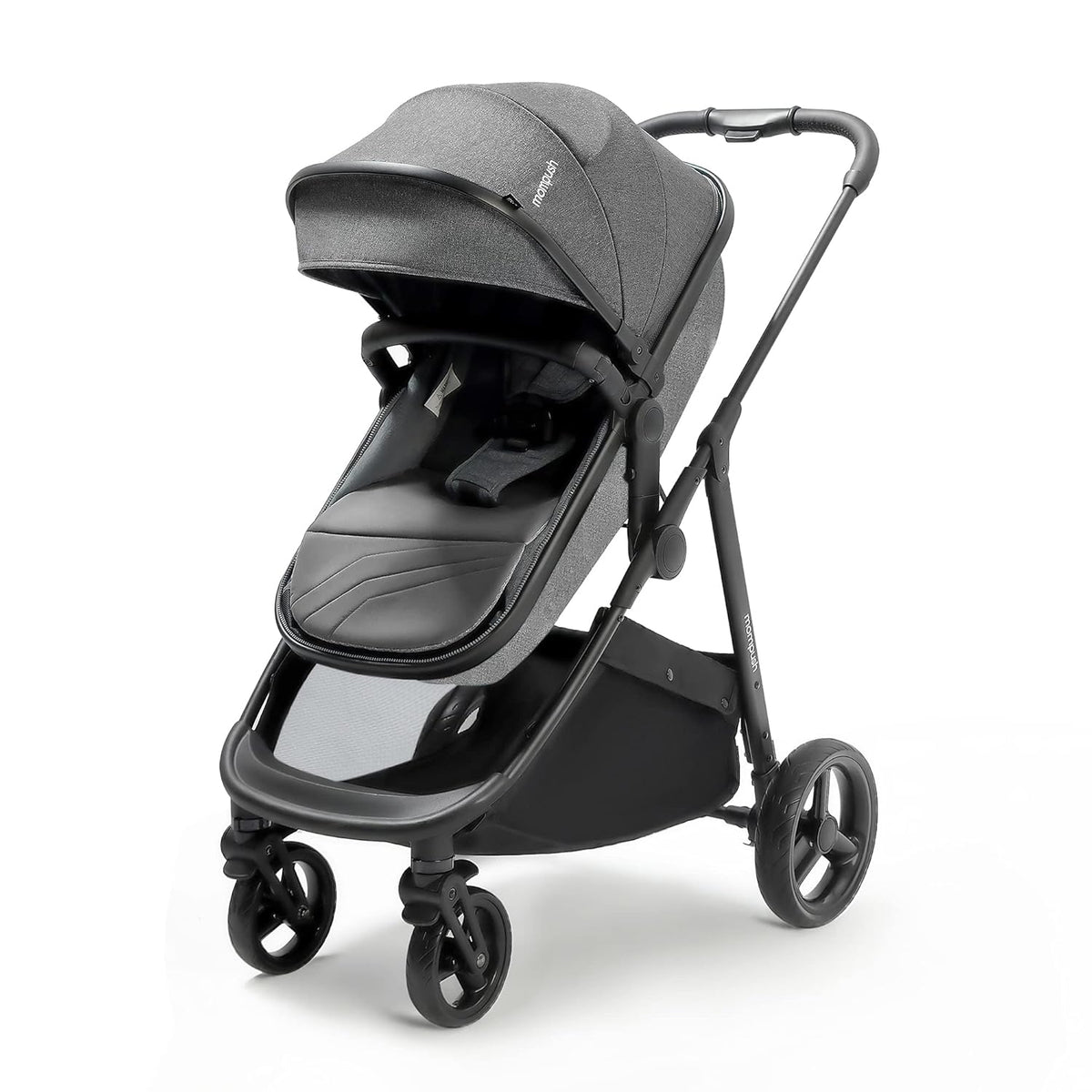 Baby Stroller with Bassinet Mode, Reversible Seat, Foot Cover and Rain Cover Q4562