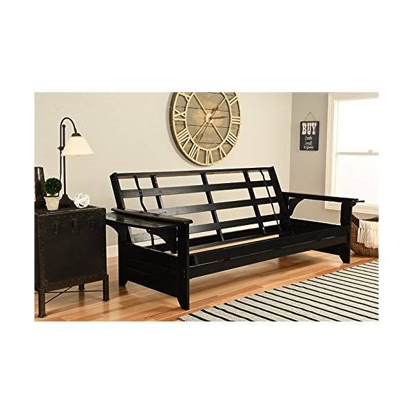 Phoenix Frame Black Finish Marmont Mocha Mattress S905