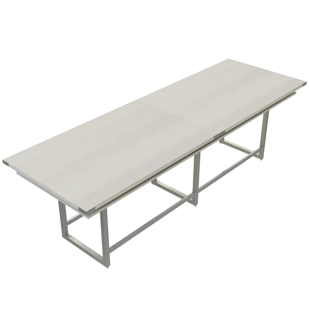 Conference Table Standing Height White Ash Z5523