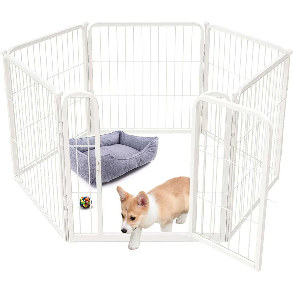 24 inch Dog Playpen with Silicone Foot Pads B1120