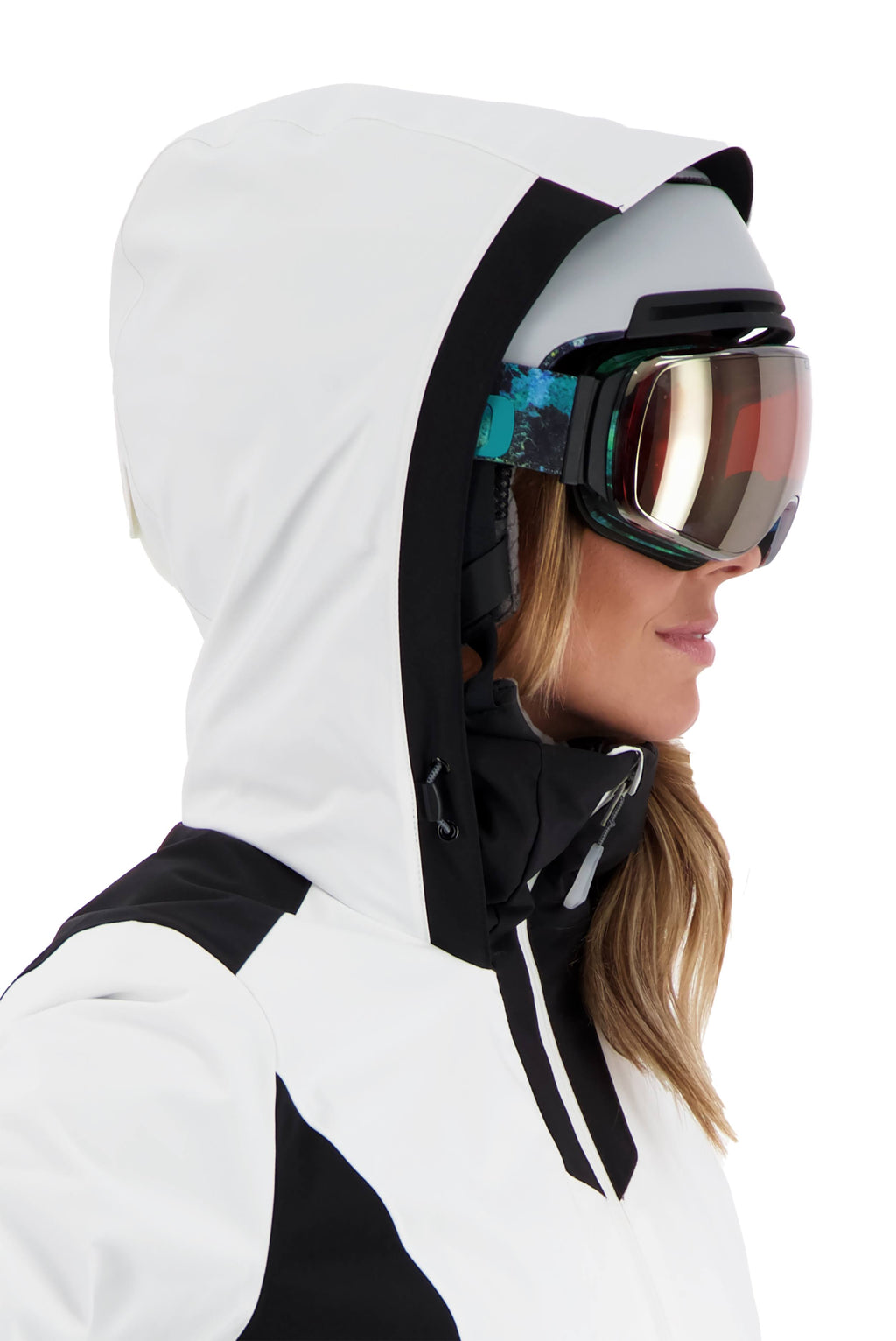 White Shell Ski Jacket B895