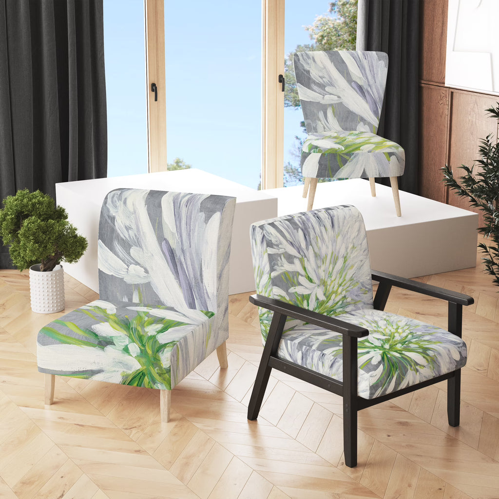 Upholstered Traditional Accent Chair D7507