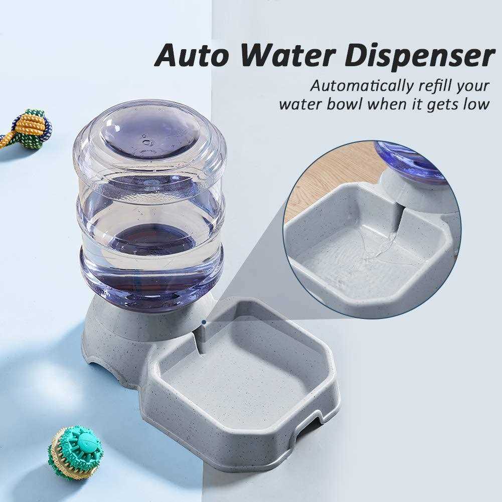 Automatic BPA-Free Pet Feeder and Water Dispenser W440