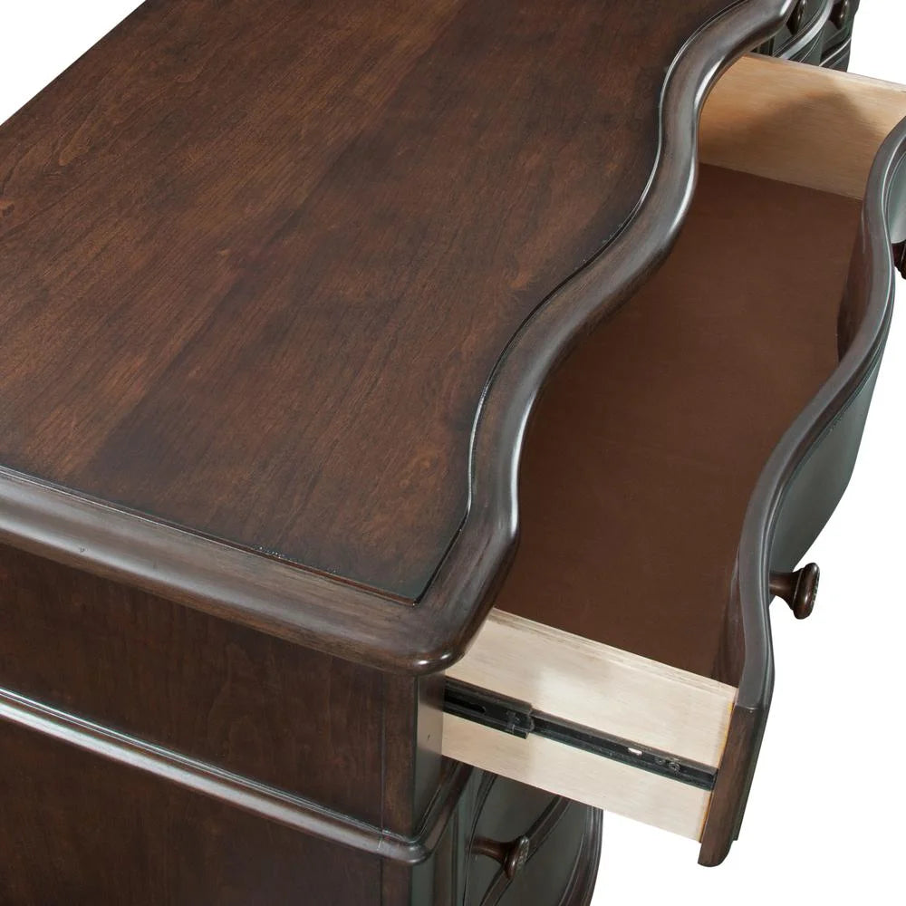 8 Drawer Wood Chest Tobacco Brown R8096