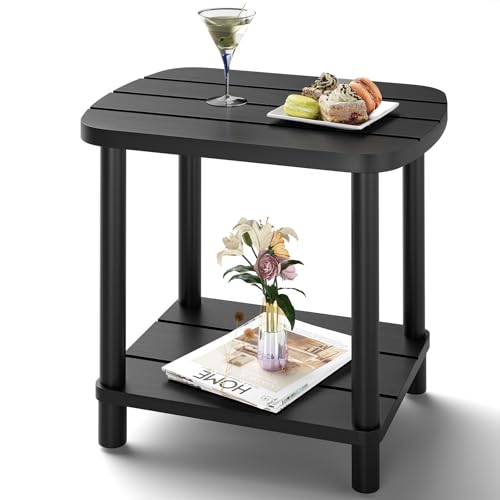 2-Tier Small Outdoor Side Table L738