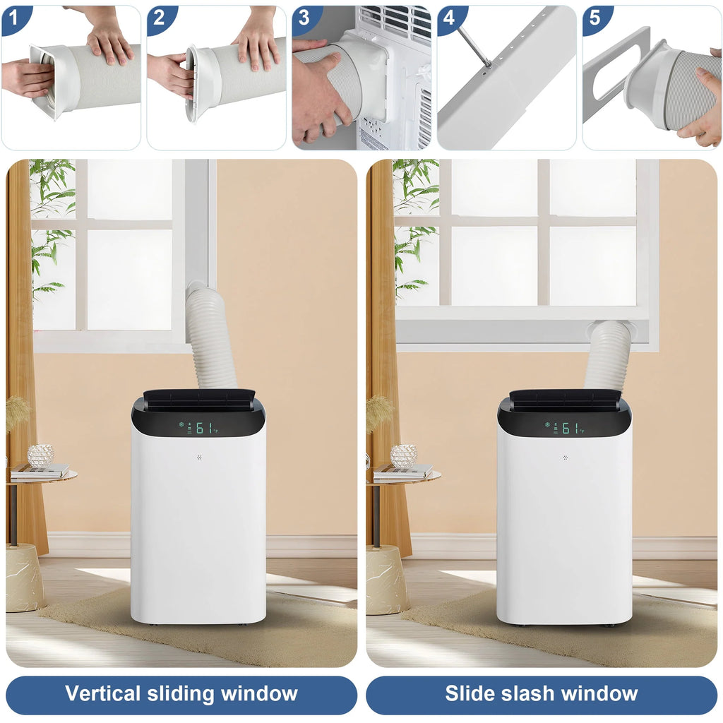 8000 BTU Portable Air Conditioner with Dehumidifier & Fan R9840
