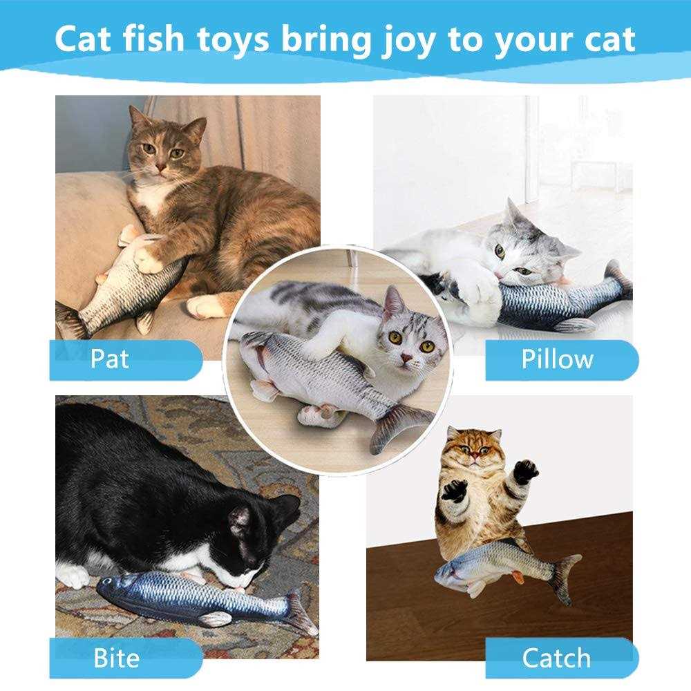 Electric Floppy Fish Cat Toy R5951