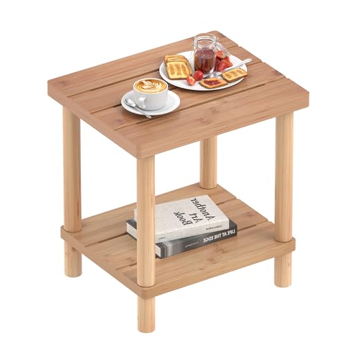 2-Tier Small Outdoor Side Table L738