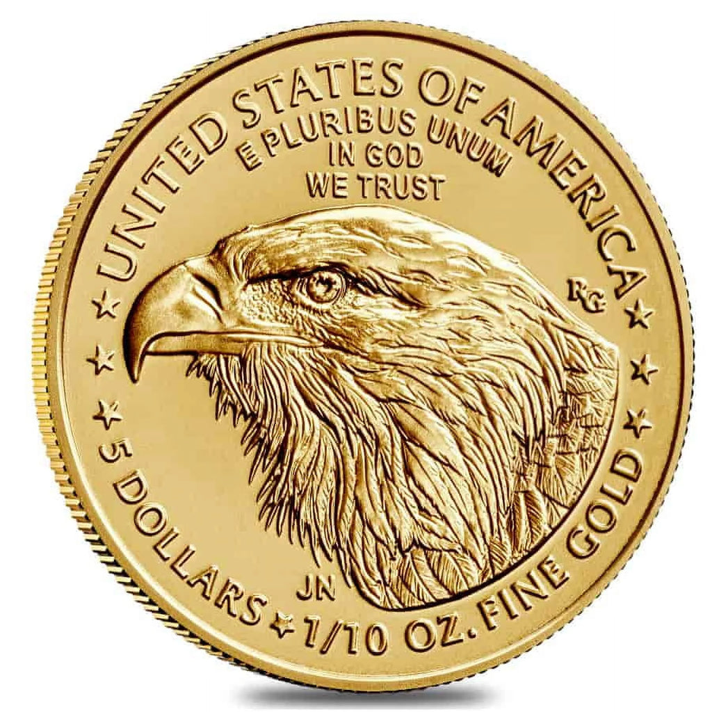 1/10 oz Gold American Eagle $5 Coin W82414