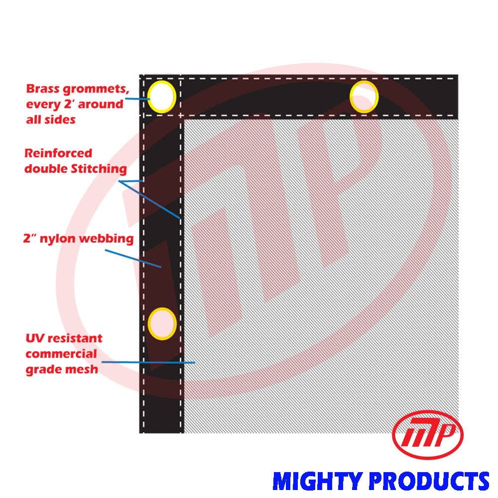 Black Debris Safety Netting K2513