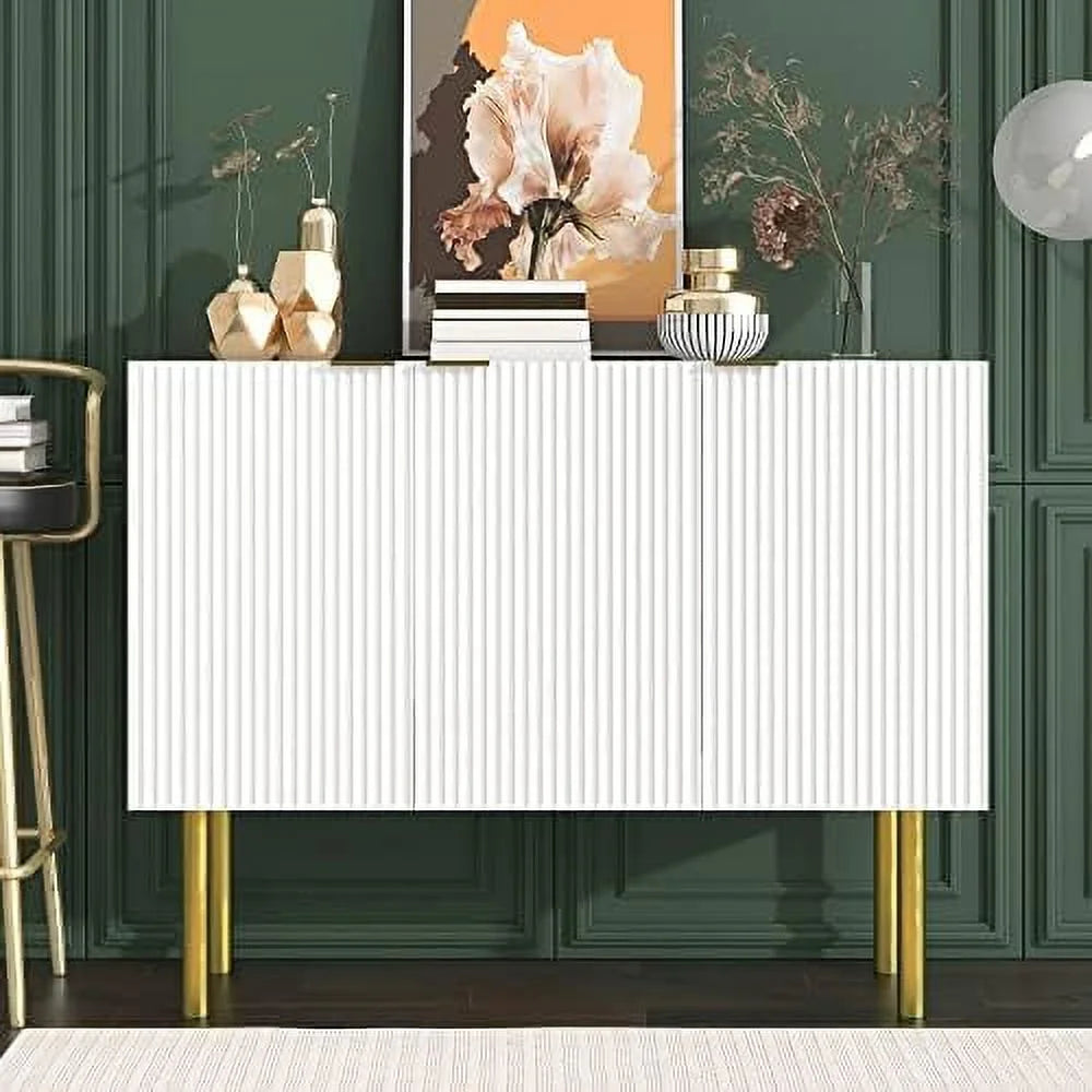 Black Long Wood Sideboard Cabinet F3596