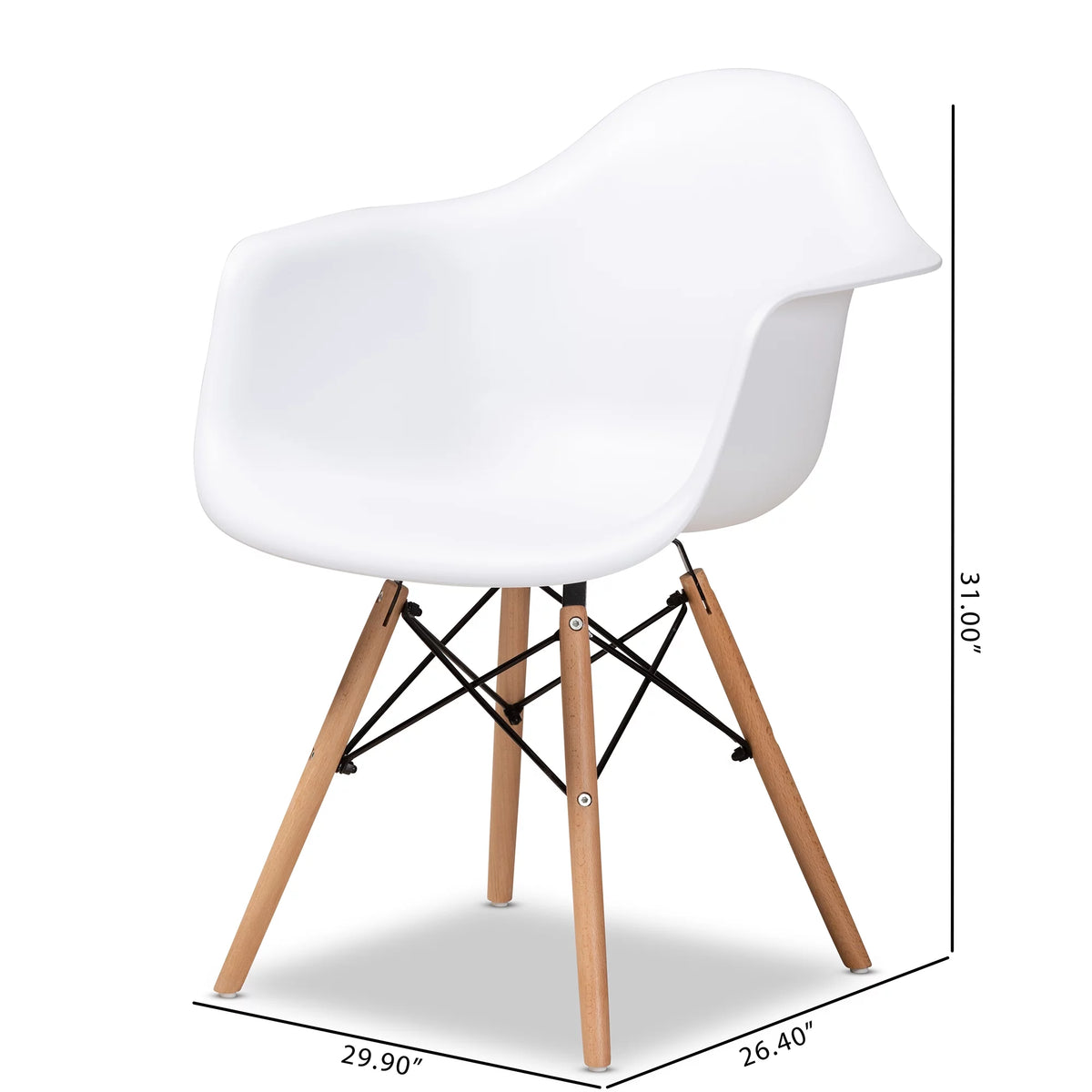 White Dining Chair Set of 4 P79641