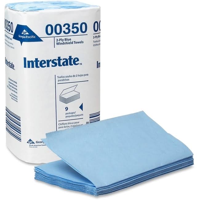 Two-Ply Singlefold Auto Care Wipers, 250/Pack, 9 Packs/Carton Z39201