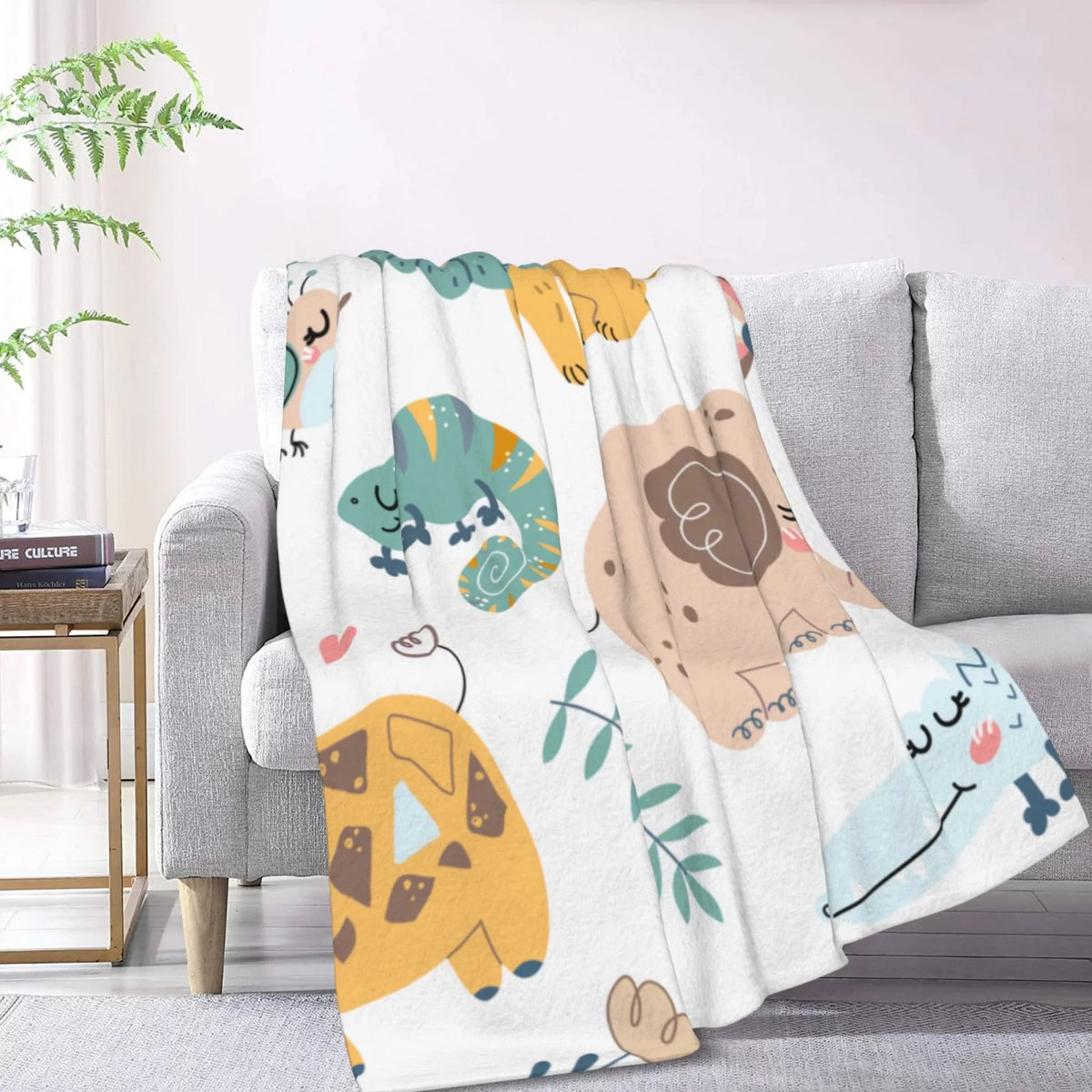 Flannel Warm Throw Blanket 50 x 70 inches J119