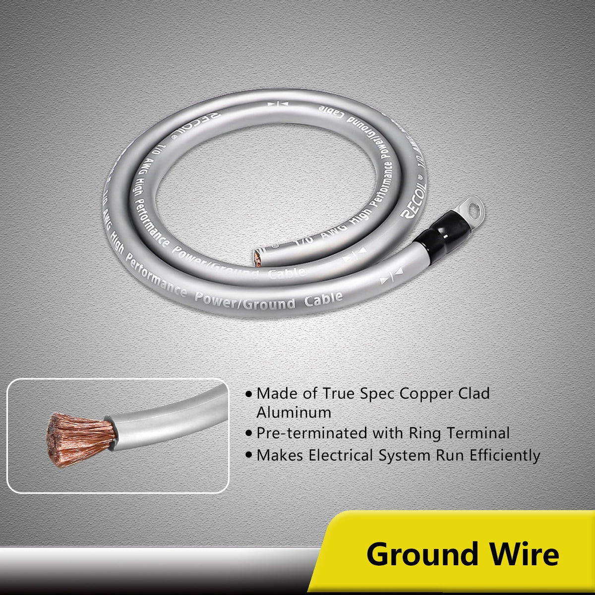 1/0 Gauge Amp Wiring Kit H97113