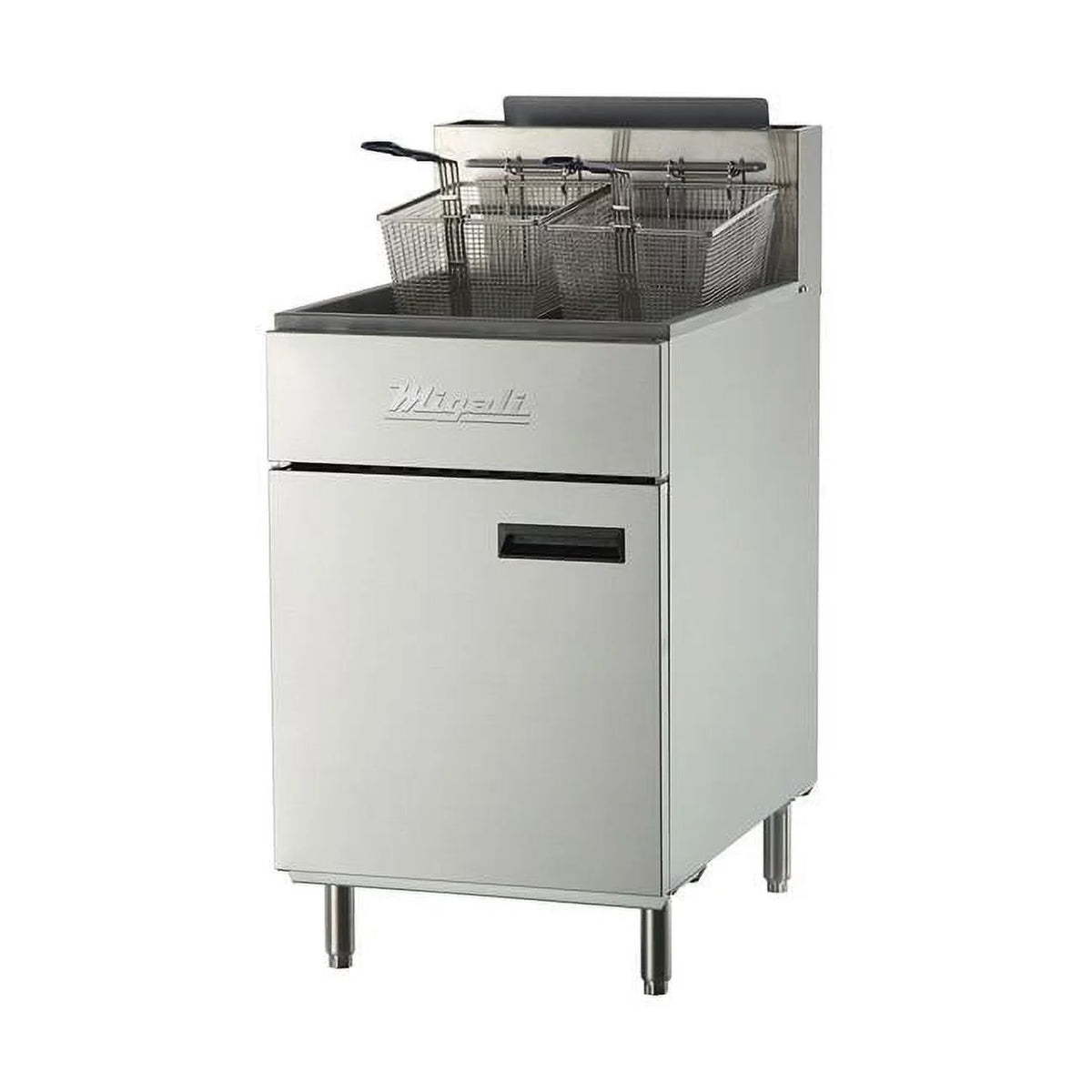 75 lbs Stainless Steel Liquid Propane Gas Fryer S829493