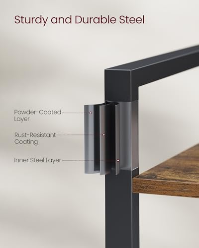 5-Tier Steel Frame Bookshelf K542