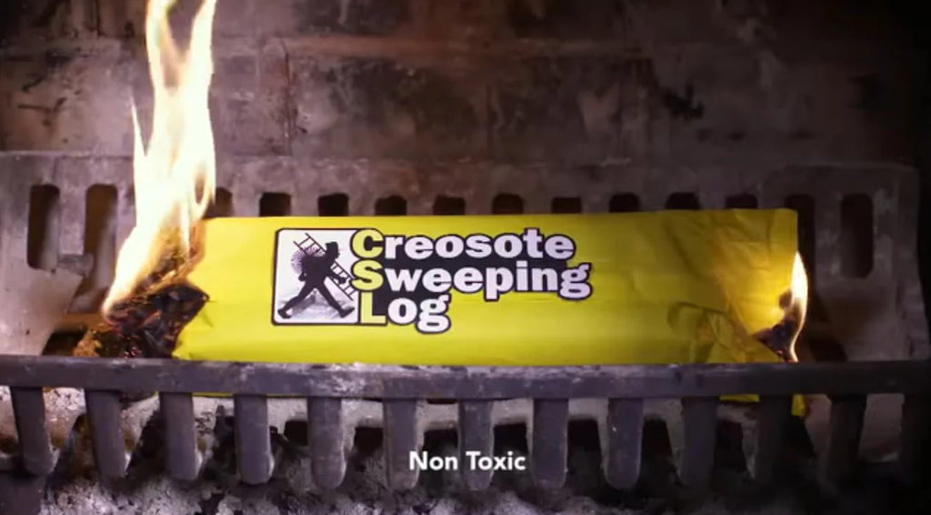 Creosote Sweeping Log for Fireplaces and Woodstoves J45985