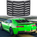 Rear Window Louver Sun Shade Cover Matte Black ABS for Chevy Camaro 2010 2015 T906